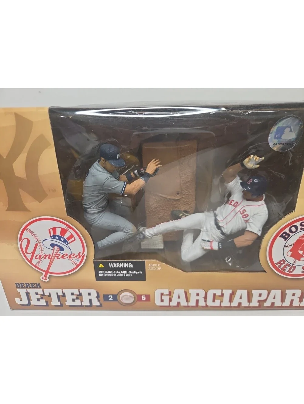 McFarlane MLB 2 Pack Derek Jeter Yankees vs Nomar Garciaparra Red Sox NIB Mint